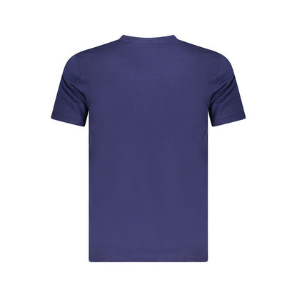 Cavalli Class Blu Cotton Men T-Shirt