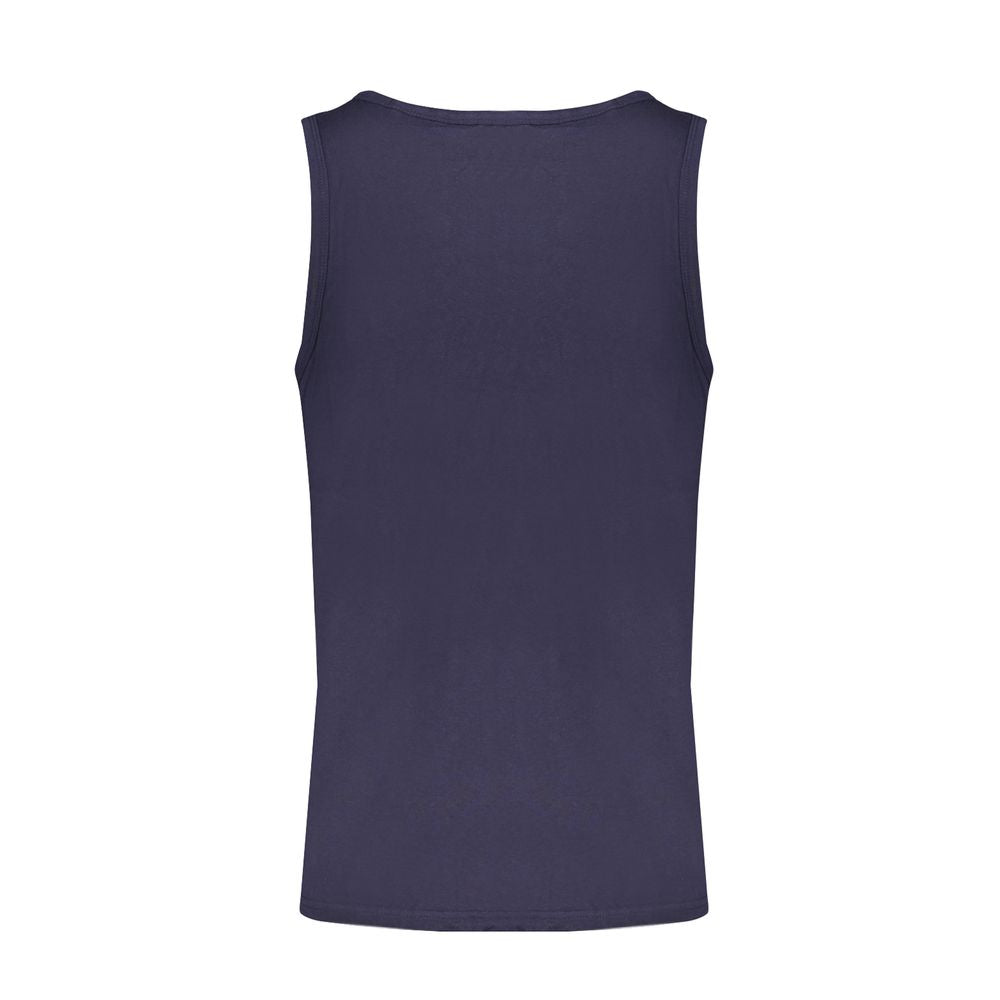 Norway 1963 Blue Cotton Men Tank Top