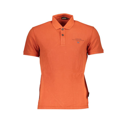 Napapijri Arancione Cotton Men Polo