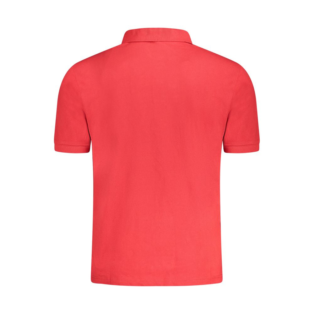 North Sails Red Cotton Men Polo