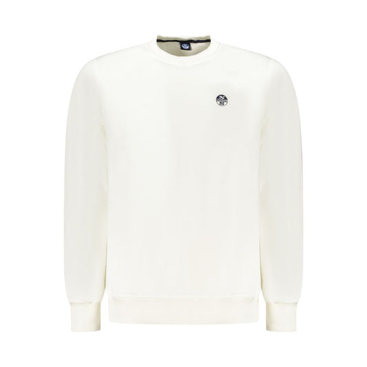 North Sails White Cotton Men Sweatshirt