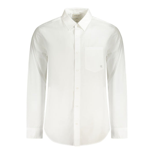 Calvin Klein White Organic Cotton Men's Shirt