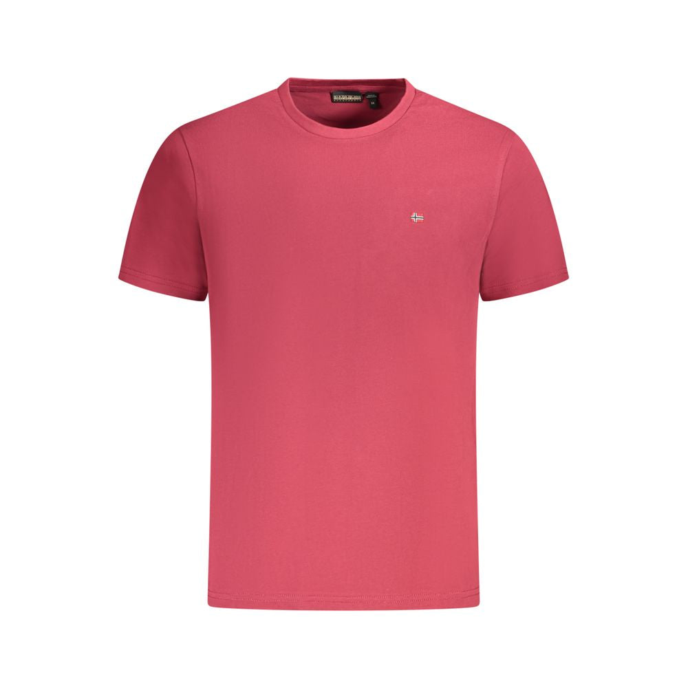 Napapijri Napapijri Red Cotton Men T-Shirt NA-35699-S 1728,67403481248,Clothing,L,M,Men,Men - Clothing,Napapijri,New with tags,Red,S,T-Shirts - Men - Clothing,XL,XXL