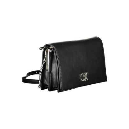 Calvin Klein Black Polyester Women Shoulder Bag