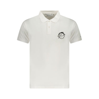 Trussardi White Cotton Men's Polo