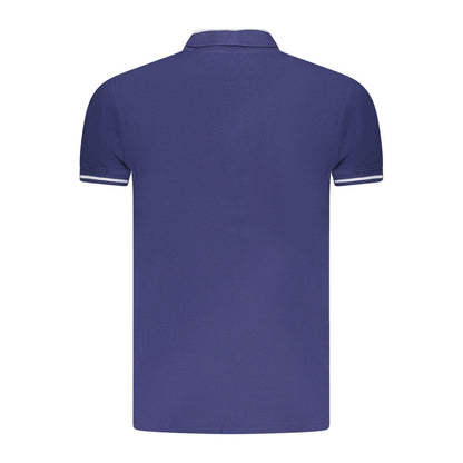Cavalli Class Blu Cotton Men Polo