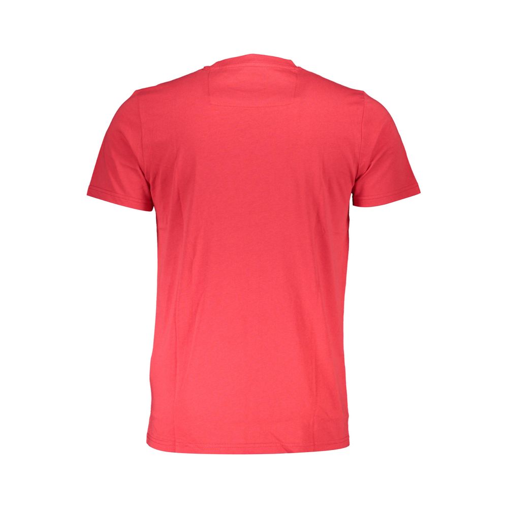 Cavalli Class Rosso Cotton Mens T-Shirt