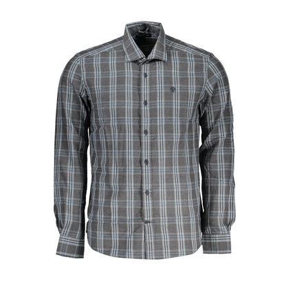North Sails Grigio Cotton Men Shirt