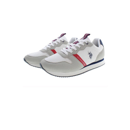 U.S. POLO ASSN. Bianco Polyurethane Men Sneaker
