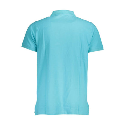 Norway 1963 Azzurro Cotton Men Polo