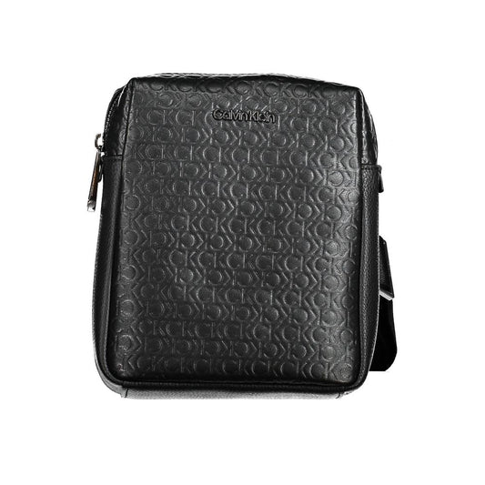 Calvin Klein Black Polyurethane Men Shoulder Bag
