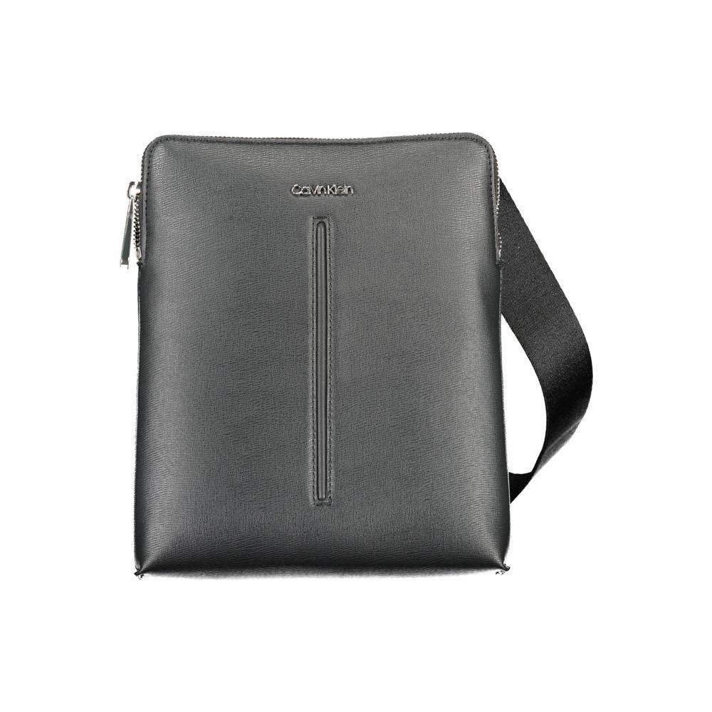 Calvin Klein Black Polyurethane Men Shoulder Bag