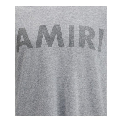 Amiri Gray Cotton T-Shirt