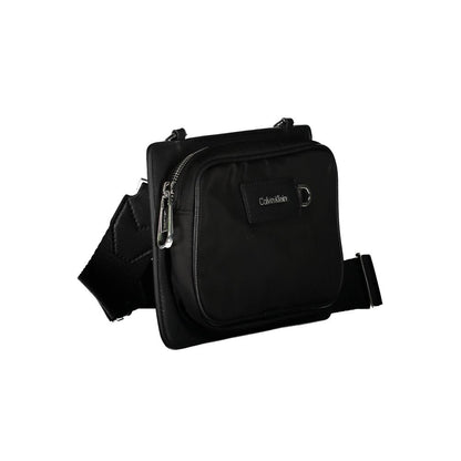 Calvin Klein Black Polyester Men's Shoulder Bag