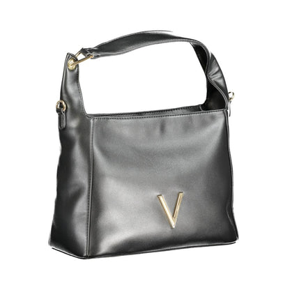 Mario Valentino Black Polyurethane Women's Shoulder Bag