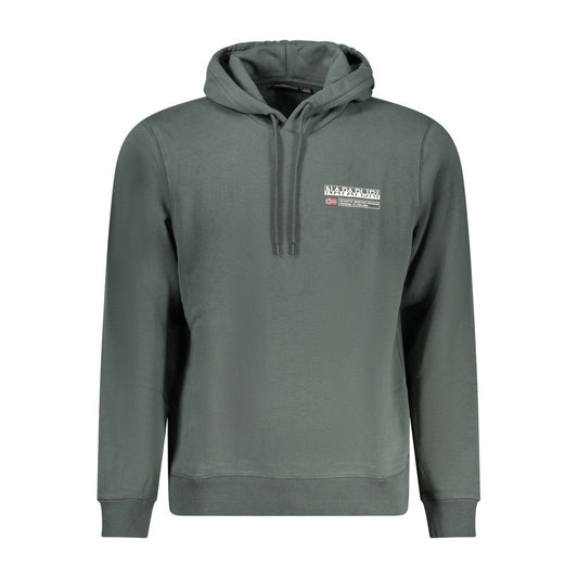 Napapijri Green Cotton Sweatshirt Napapijri