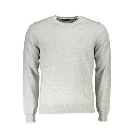 North Sails Gray Cotton Sweatshirt North Sails