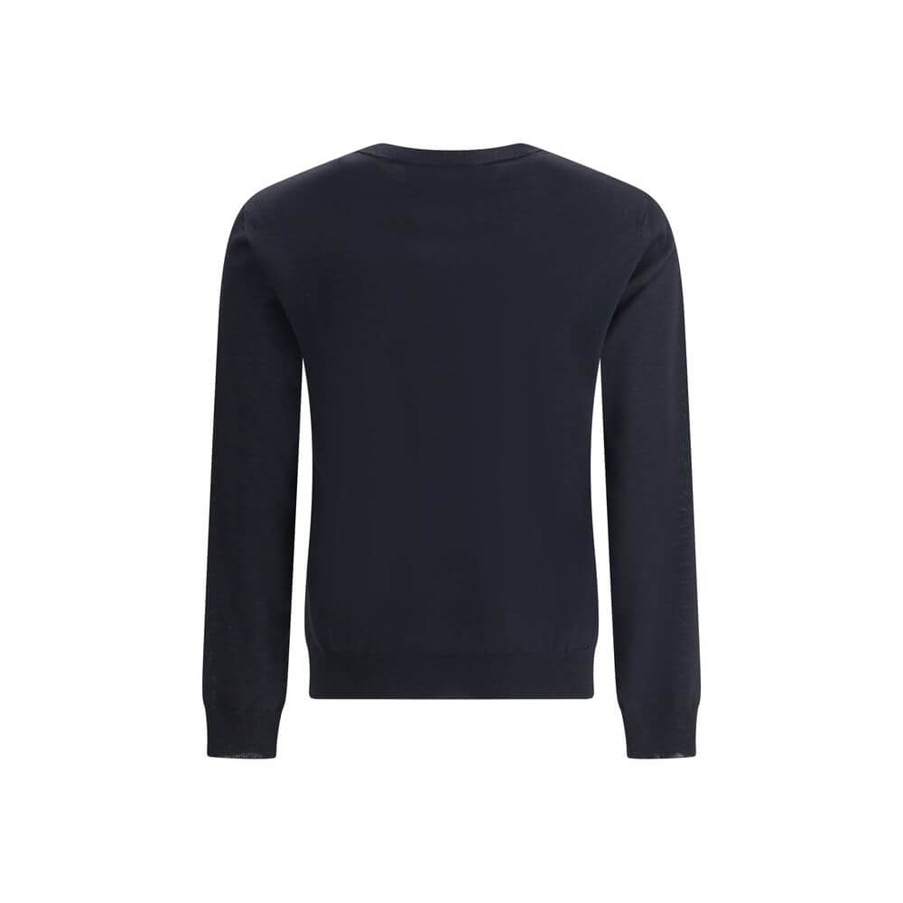 Valentino Black Fleece Wool Sweatshirt