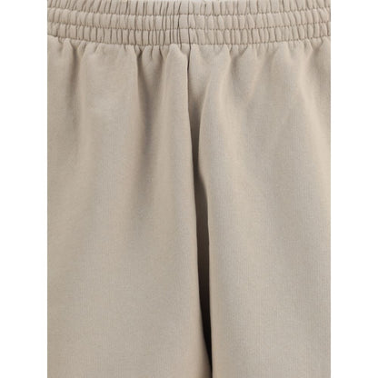 Balenciaga Beige Cotton Bermuda Shorts