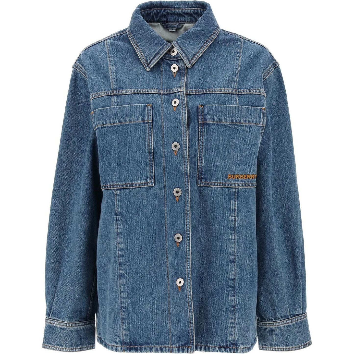 Burberry 'bensen' denim overshirt Jackets Burberry