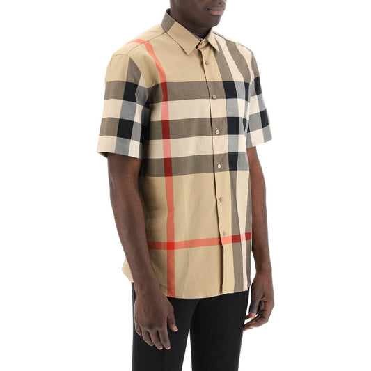 Burberry short sleeve summerton shirt Shirts Burberry