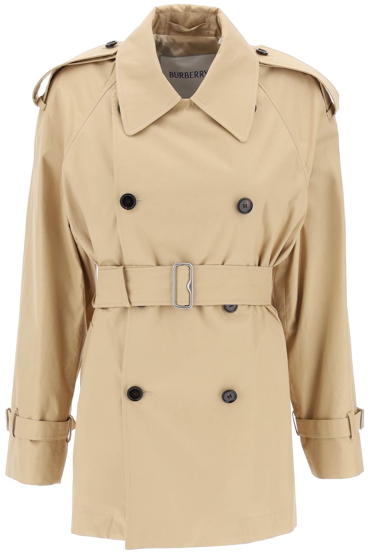 Burberry double-breasted midi trench coat Jackets Burberry