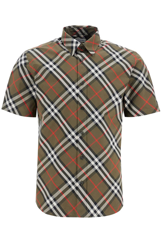 Burberry ered cotton short-sleeved shirt Shirts Burberry