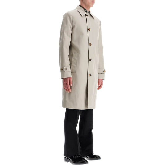 Burberry cotton blend car coat in mist Jackets Burberry