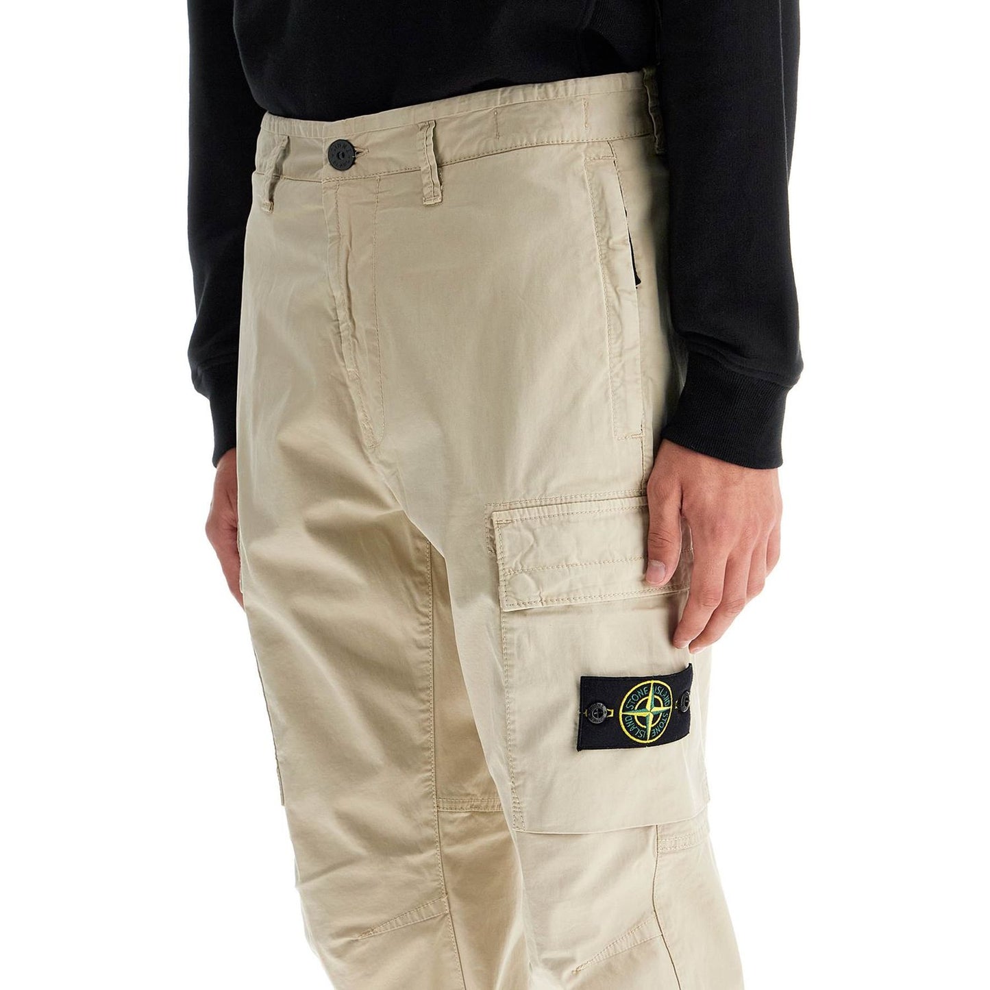 Stone Island cargo twill stretch-tc pants Trousers Stone Island