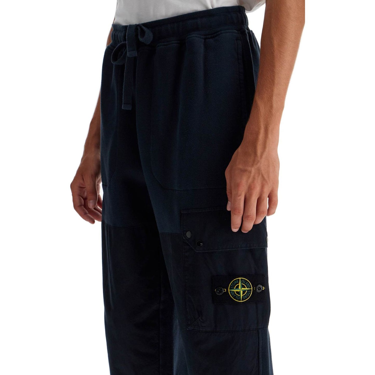 Stone Island joggers with gabardine