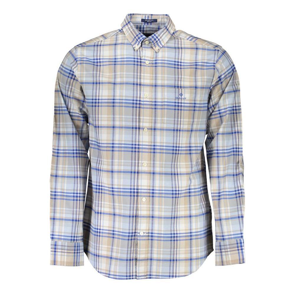 Gant Azzurro Organic Cotton Men Shirt