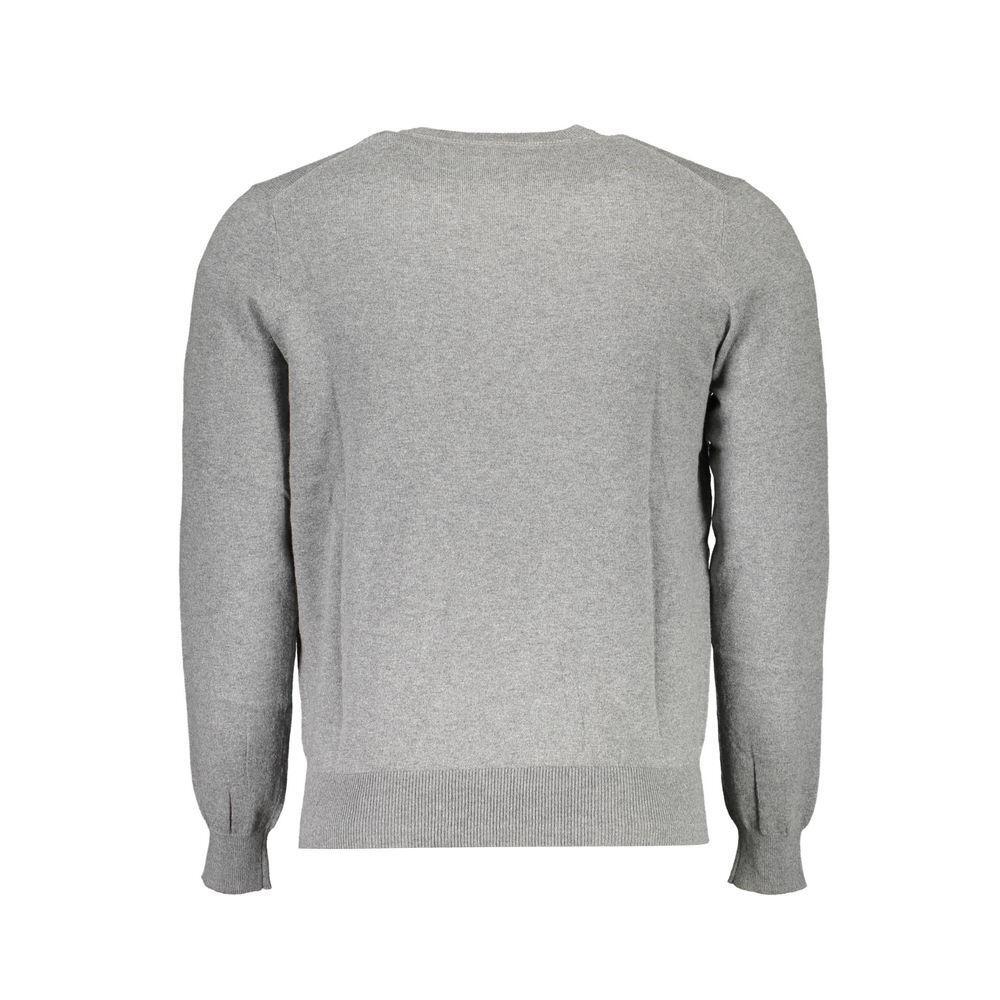 North Sails Grigio Cotton Men Sweater