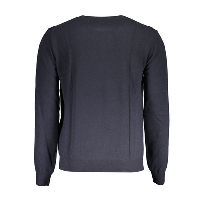 La Martina Blue Polyamide Men Sweater