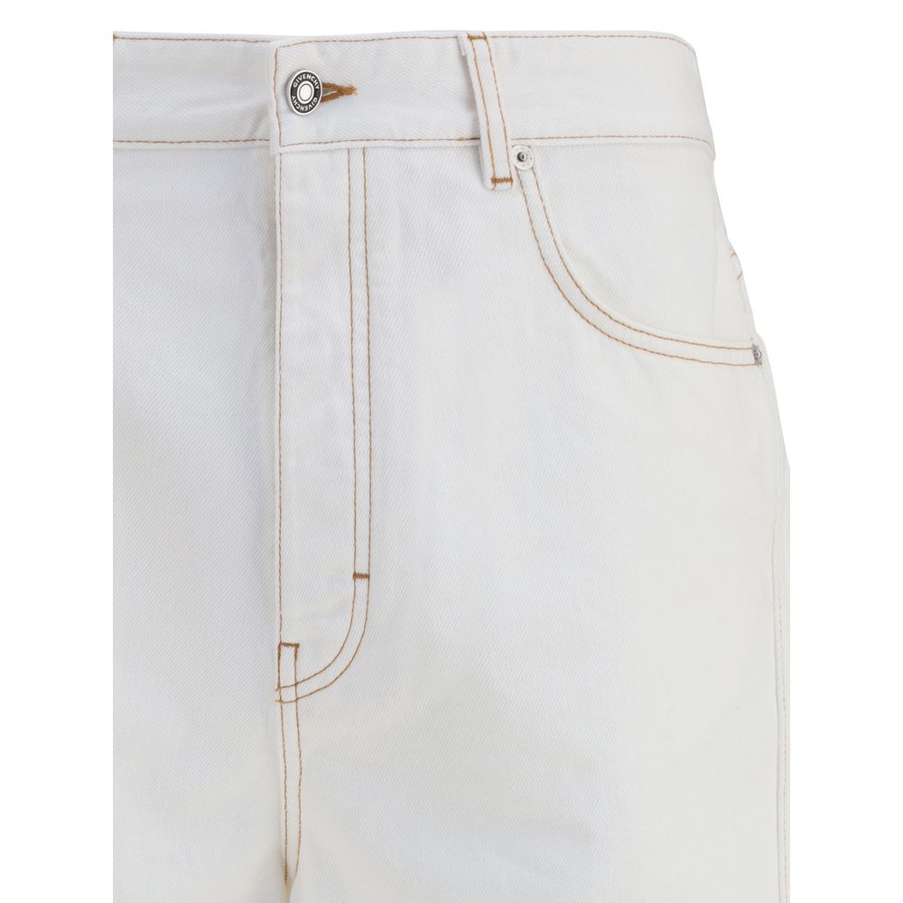 Givenchy White Cotton Jeans Denim