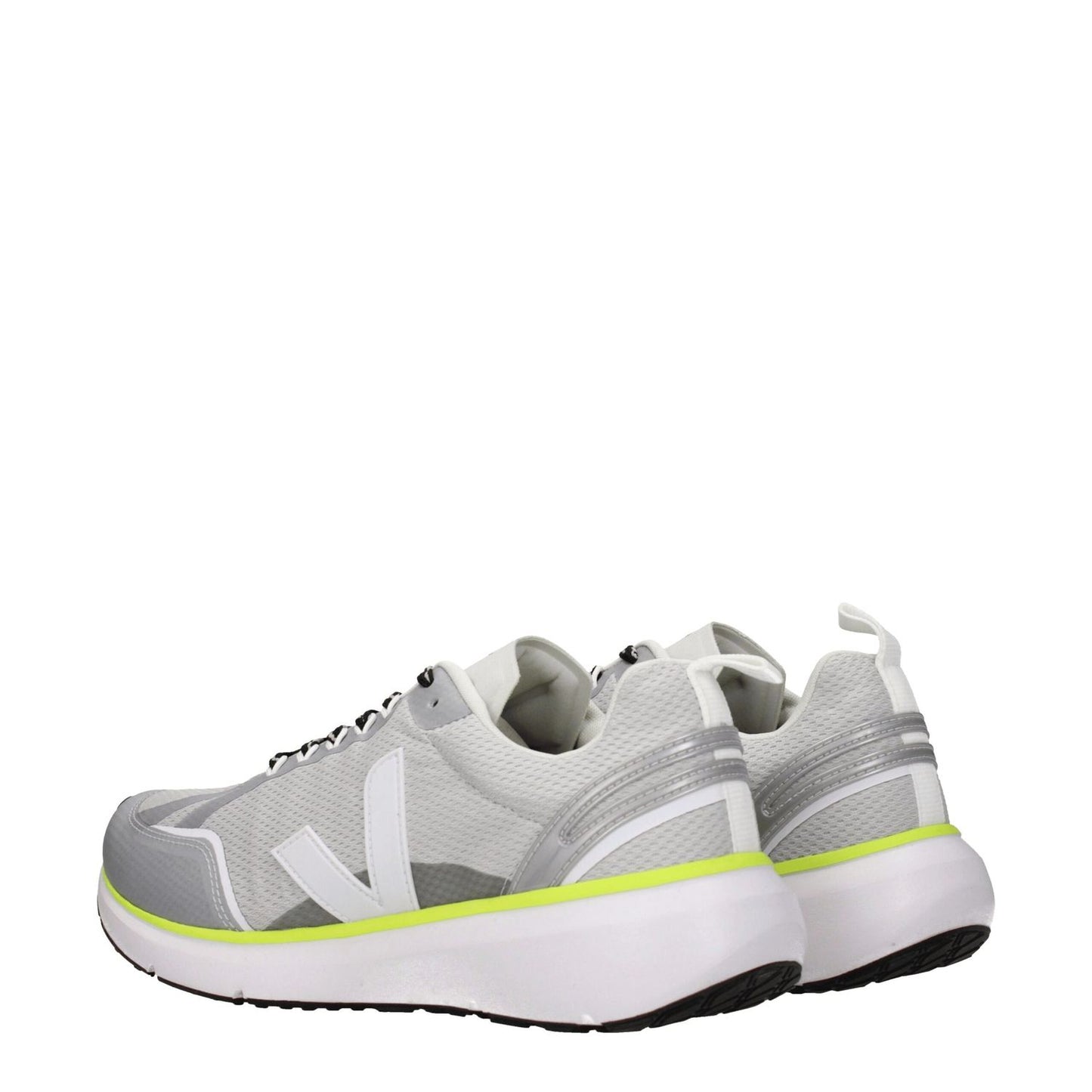 Veja Gray Fabric Athletic Sneakers