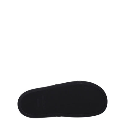 Givenchy Black Fabric Slippers