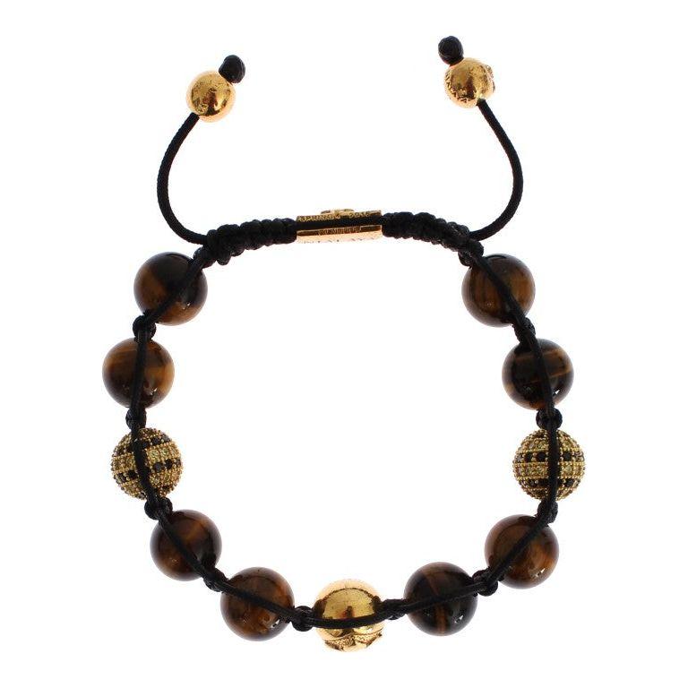 Nialaya Chic Multicolor CZ & Tigers Eye Bracelet Bracelet Nialaya