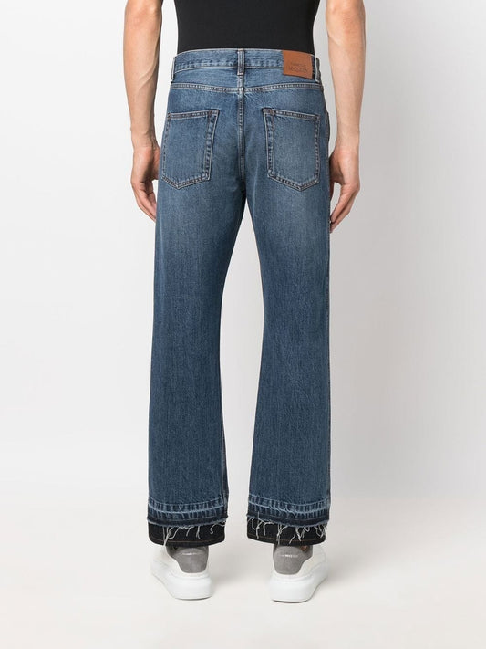 Alexander Mcqueen straight-leg cropped jeans