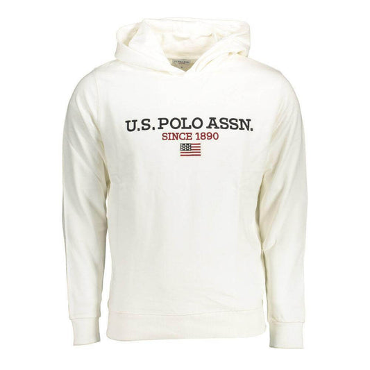 U.S. POLO ASSN. White Cotton Men Sweatshirt
