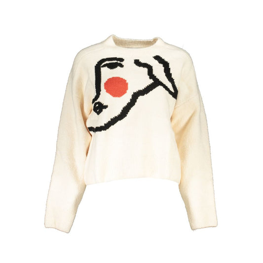 Desigual Bianco Acrylic Women's Sweater