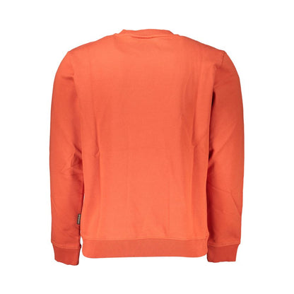 Napapijri Red Cotton Men Sweatshirt