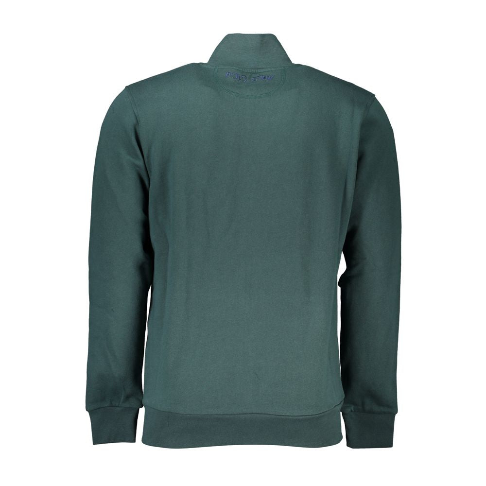 La Martina Verde Cotton Men Sweatshirt