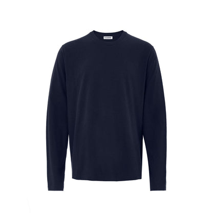 Jil Sander Blue Cotton T-Shirt