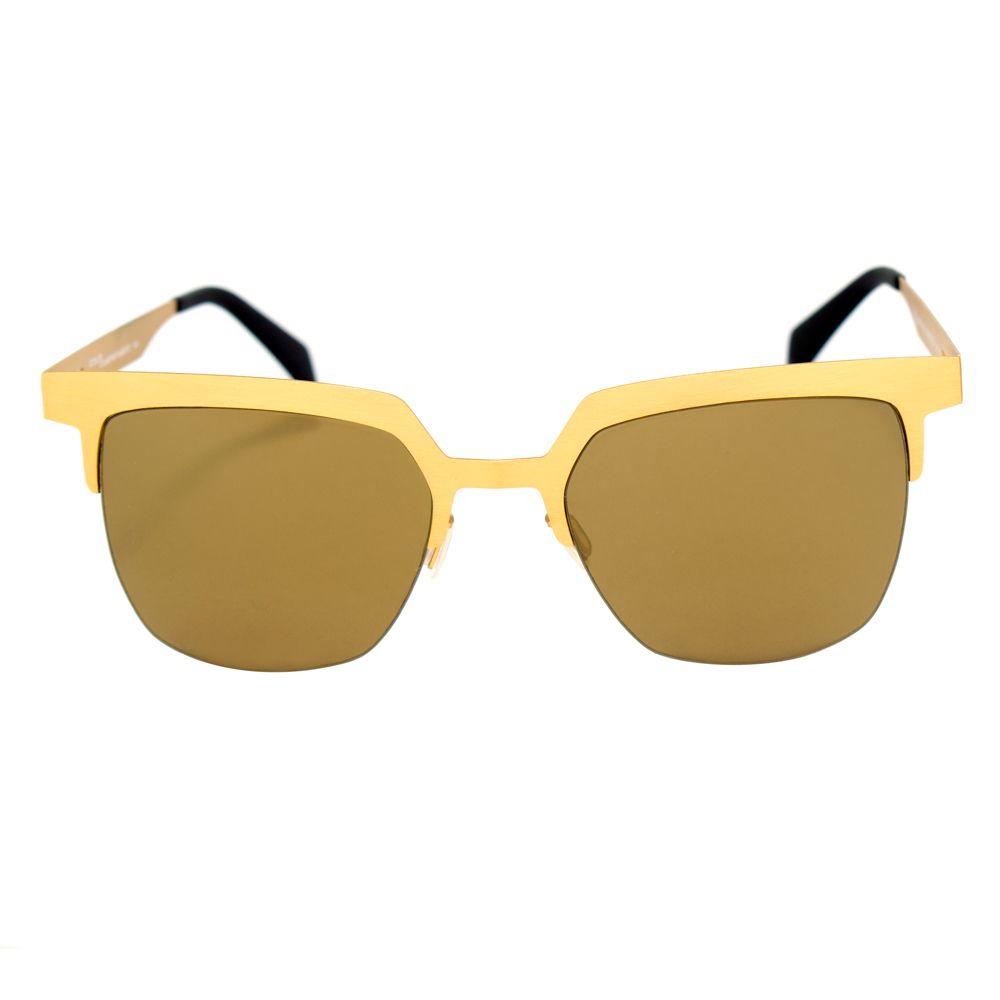 Italia Independent Gold Metal Sunglasses
