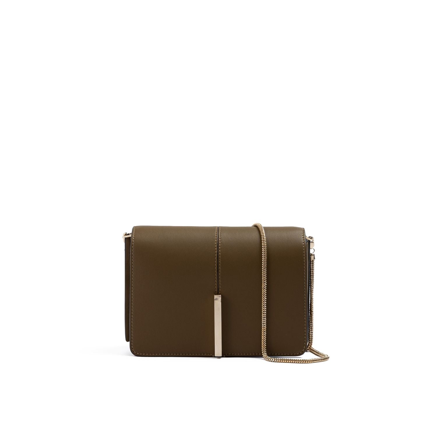 Giada Olive Green Leather Crossbody Bag