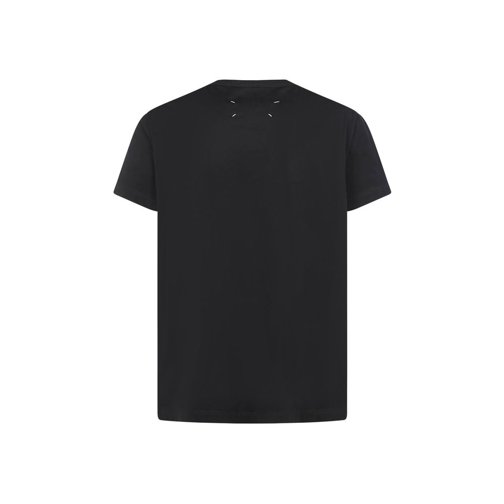 Margiela Black Cotton T-Shirt