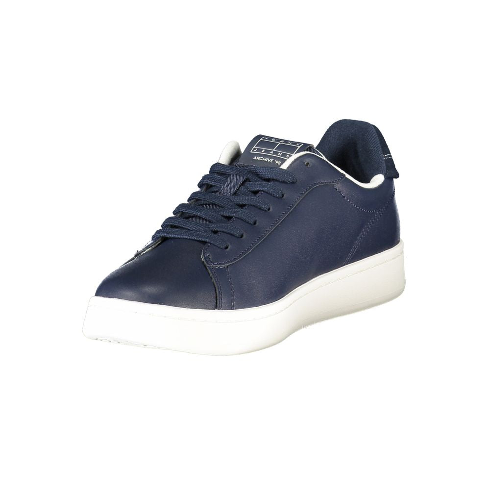 Tommy Hilfiger Blue Polyurethane Men Sneaker