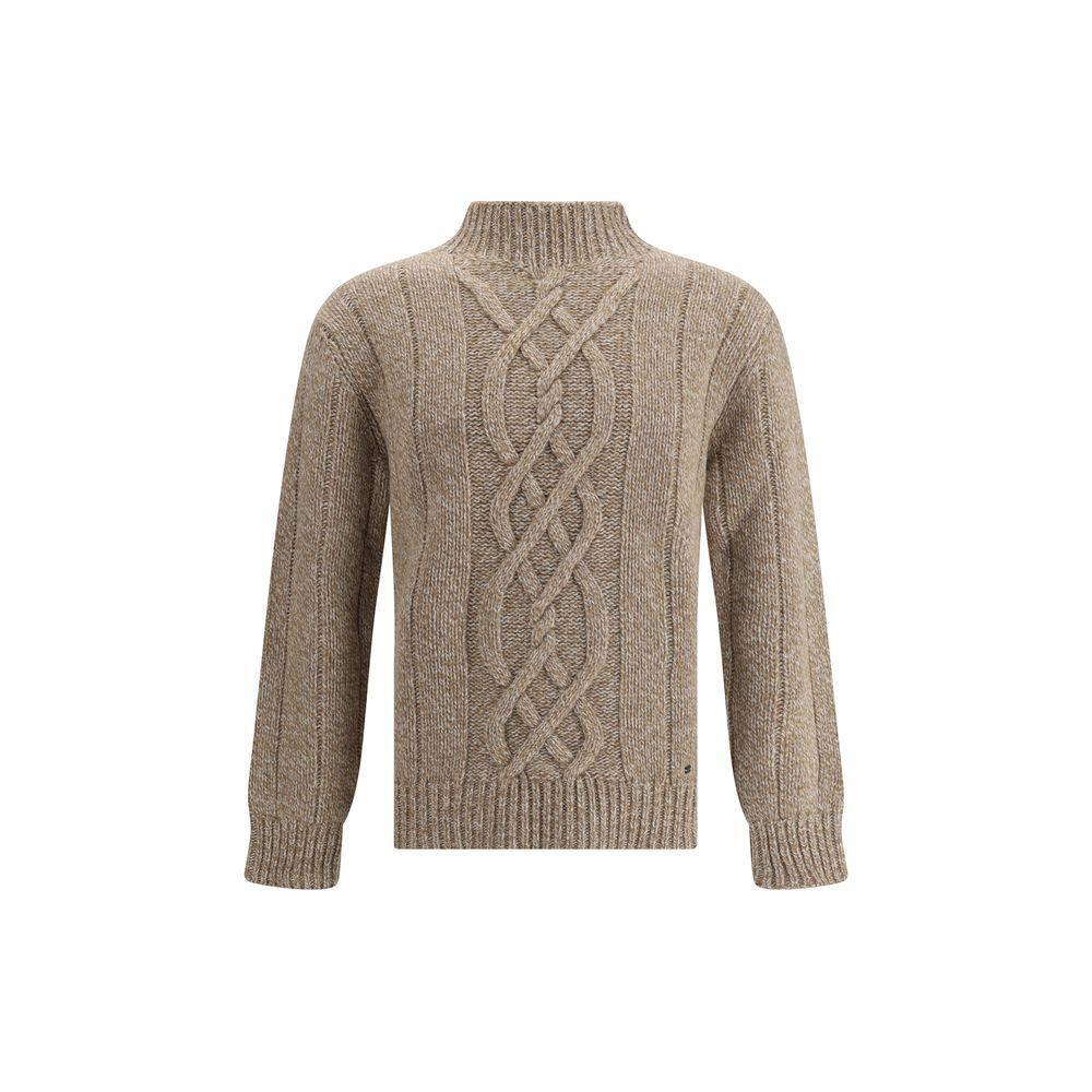Brooksfield Beige Wool Sweatshirt