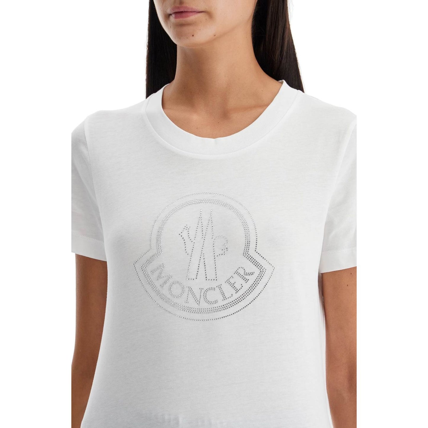 Moncler 'logo rhinestone t-shirt Topwear Moncler