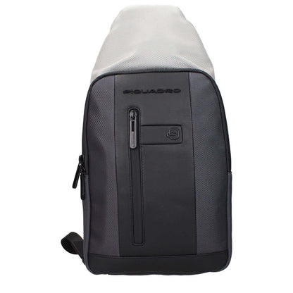 Piquadro Gray Fabric Backpack
